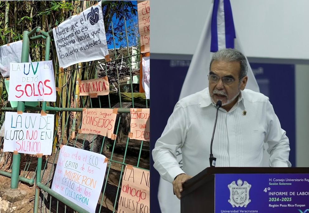 Paro estudiantil en Universidad Veracruzana por inundaciones y negligencia
