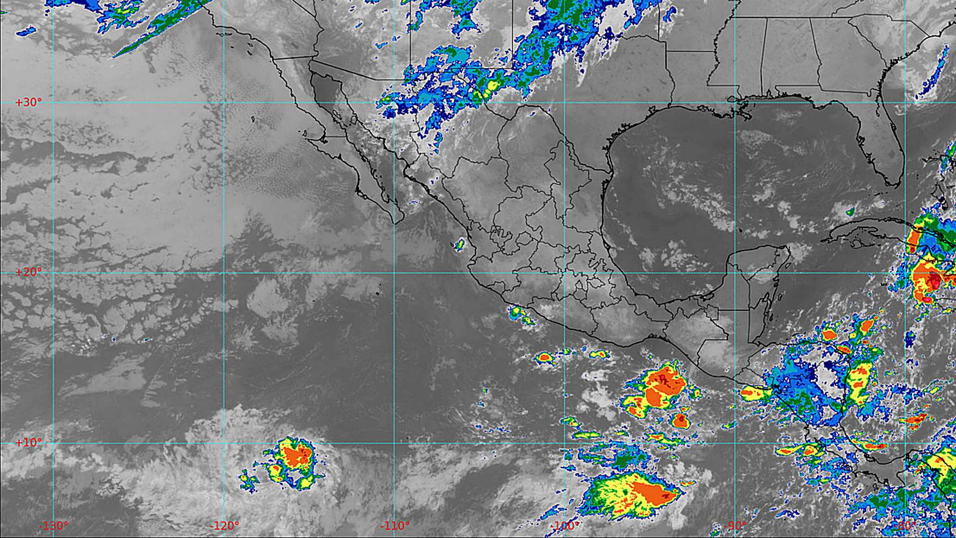 Alerta tormenta tropical Sonia frente a Chiapas y Oaxaca 2025