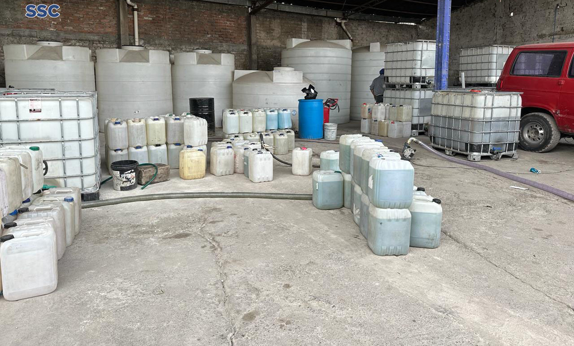 Sedena asegura 264 mil litros de combustible ilegal en Minatitlán