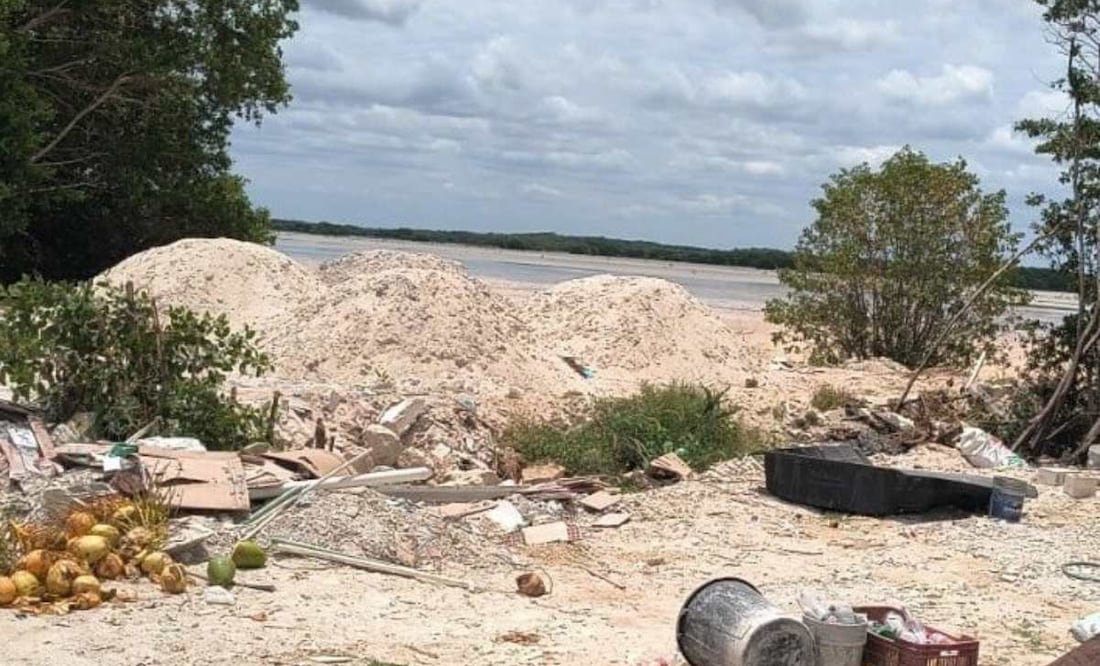 Denuncian a comisario de Sisal por destrucción legal de manglares