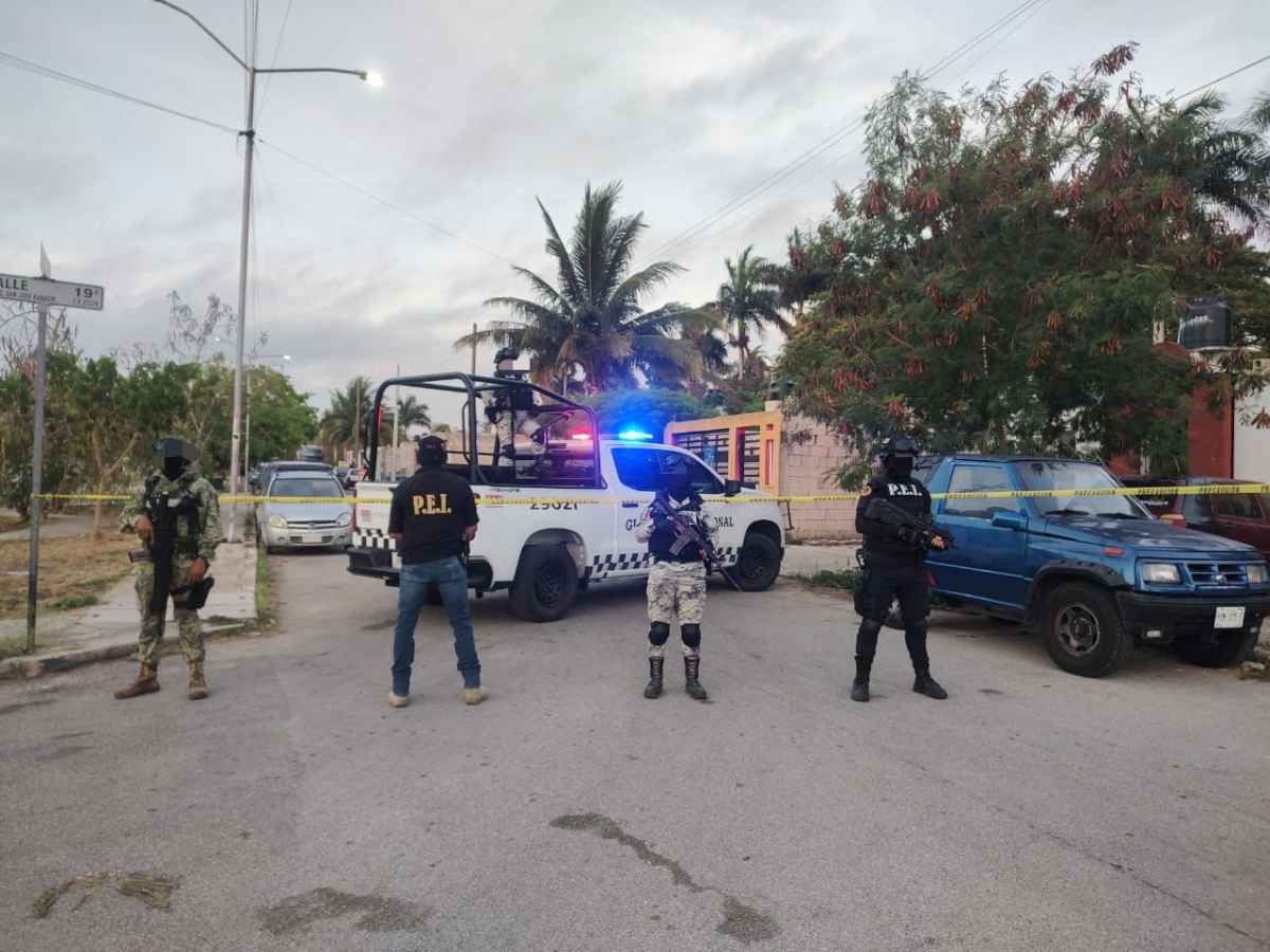 Operativo antidrogas en Kanasín deja tres detenidos