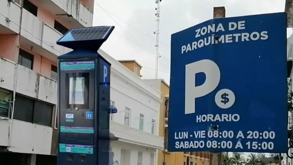 Veracruz suspende cobro de parquímetros en diciembre 2025