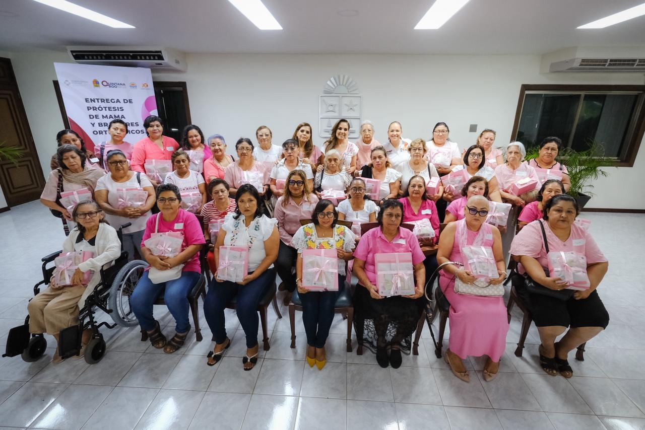 Mara Lezama refuerza apoyo a sobrevivientes de cáncer en Chetumal
