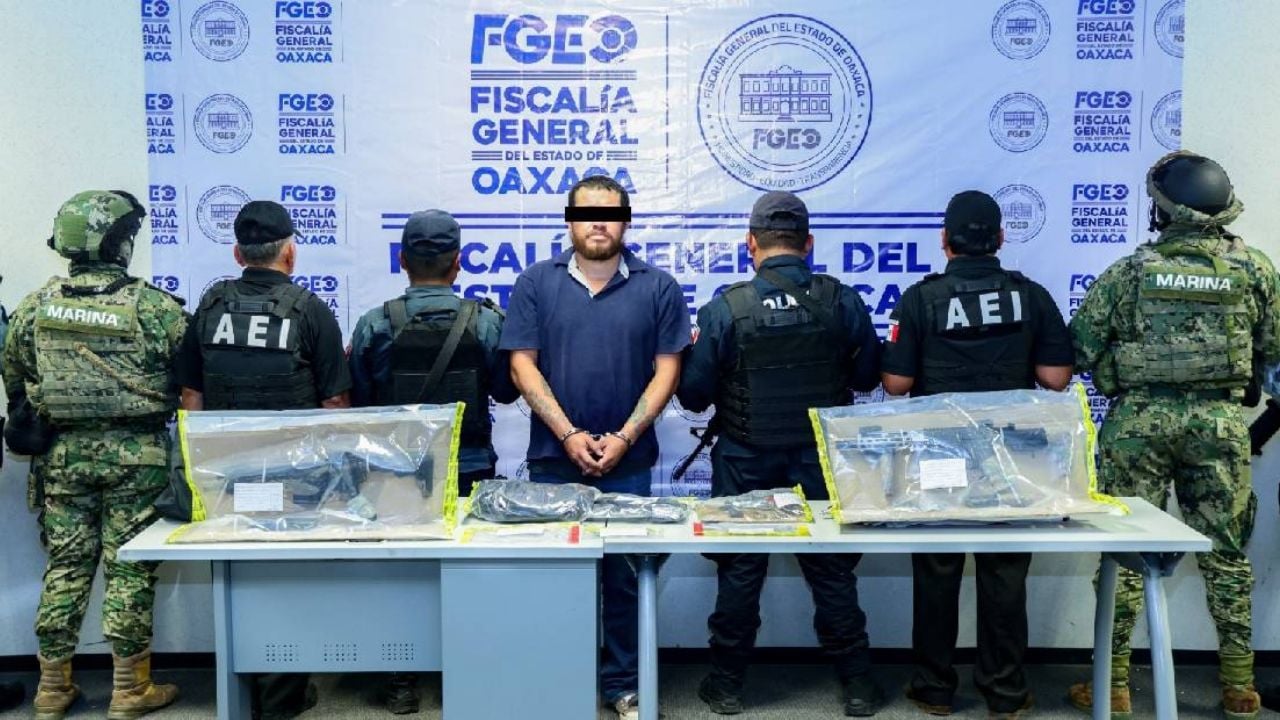 Detienen a 'Macanannu', jefe de célula criminal en Oaxaca