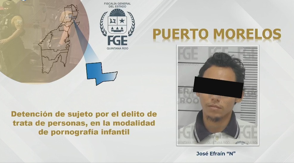 Desmantelan red de pornografía infantil en Quintana Roo