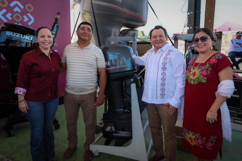 Yucatán impulsa pesca con 177 motores y premios ejemplares