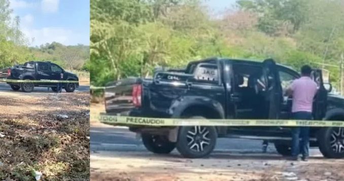 Asesinan a comerciante en la Carretera Federal 200 Oaxaca