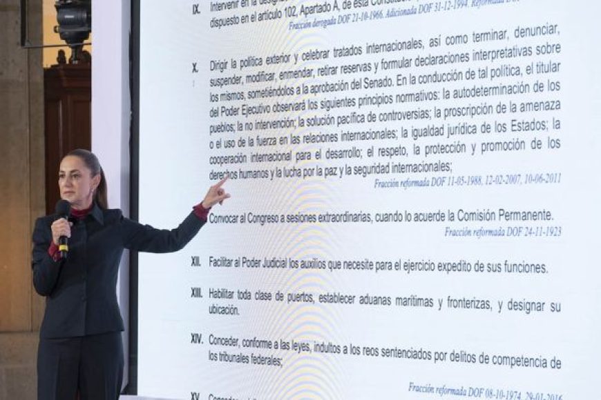 Sheinbaum: Intervención no ayuda a la democracia ni resuelve violencia