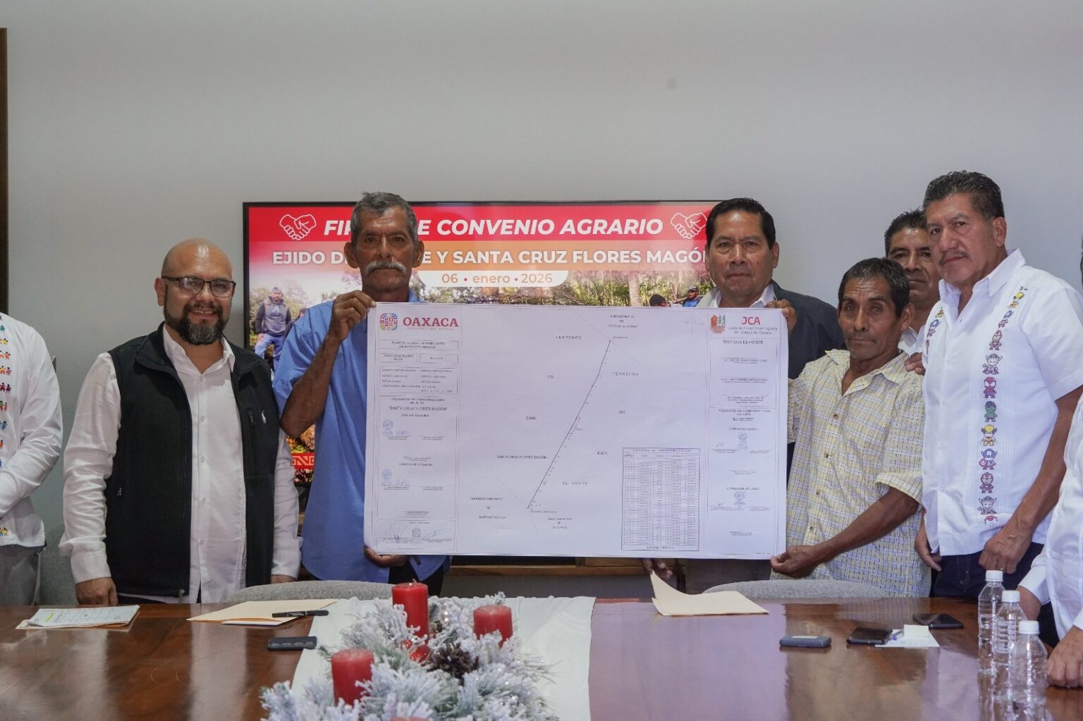 Paz territorial en Oaxaca: acuerdos agrarios cierran conflictos