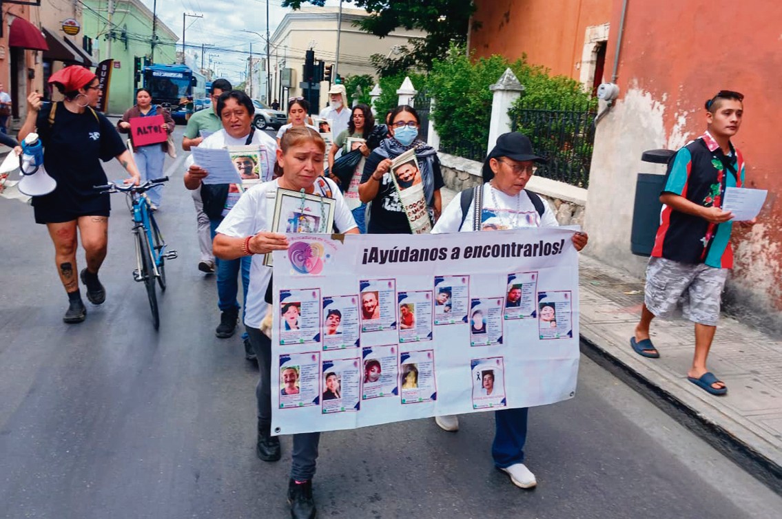 Yucatán: 300 desaparecidos, familias buscadoras exigen respuestas
