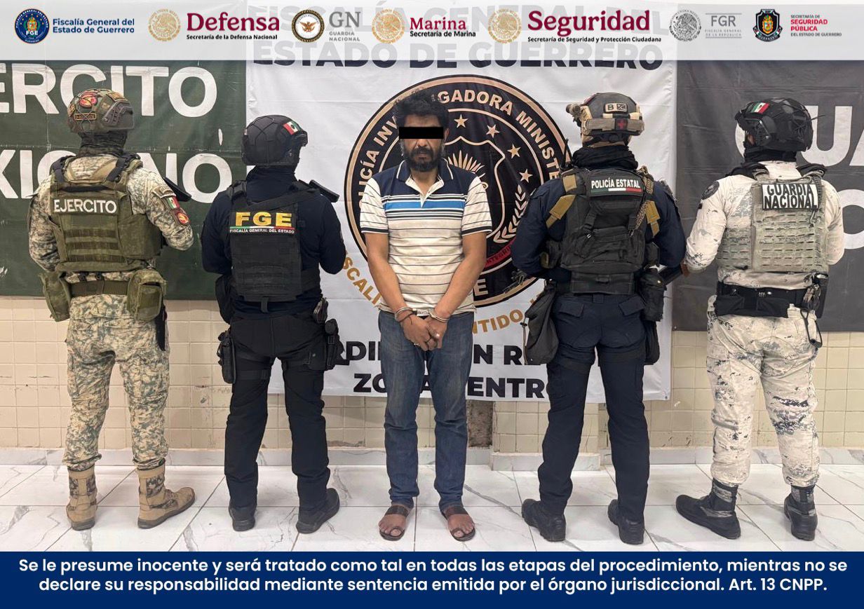 FGE Guerrero detiene a 'Chiquis' por narcomenudeo en Chilpancingo