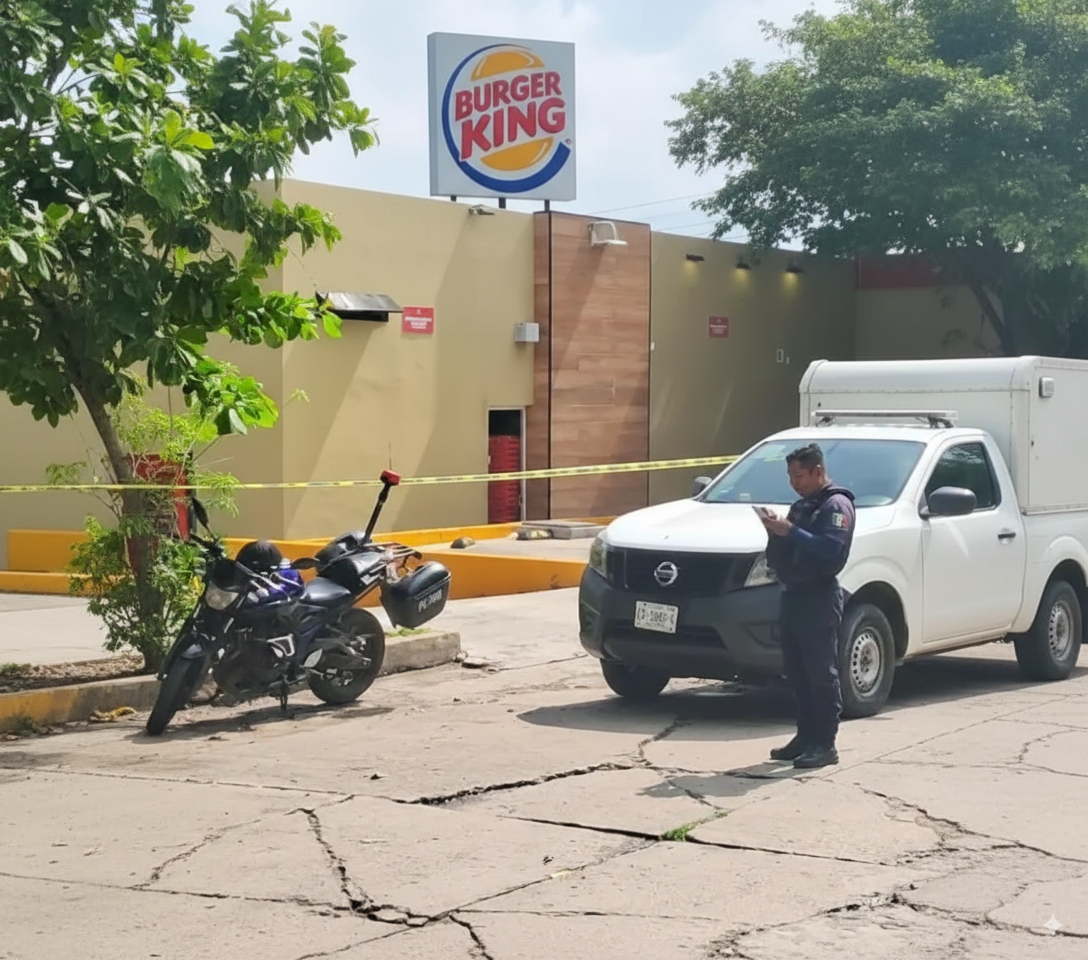Robo en Burger King de Tuxtla Gutiérrez causa alarma y acción
