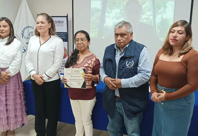 Nestora Ramírez gana Premio Estatal por defensa de derechos humanos