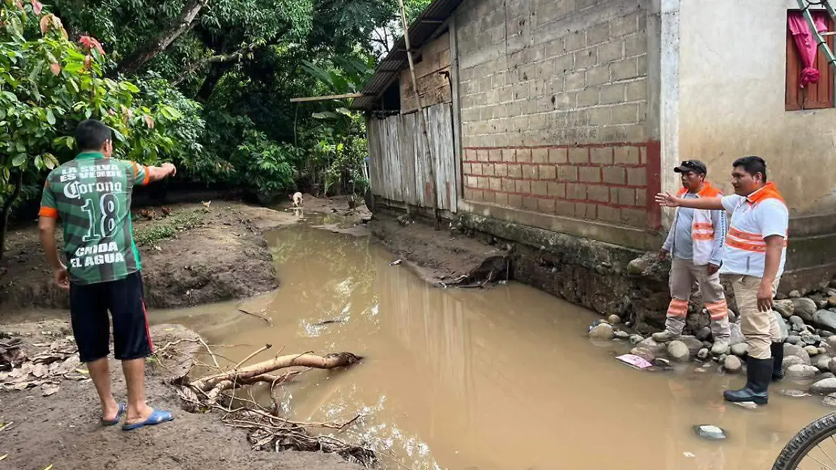 Fuertes lluvias dañan 29 municipios en Chiapas: deslaves y más
