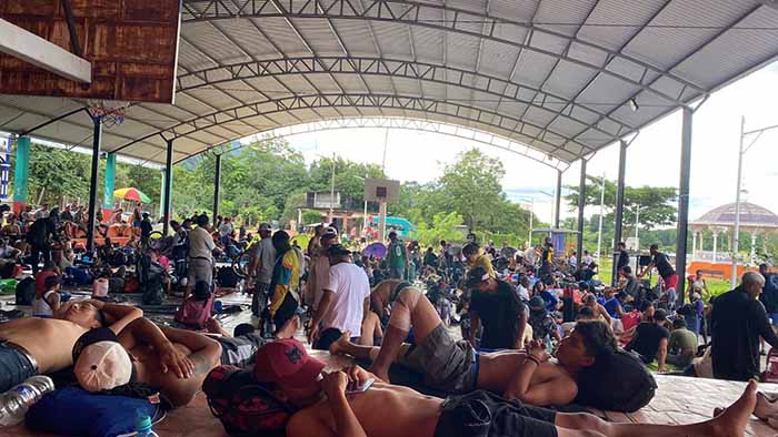 Crisis en caravana migrante en Pijijiapan: salud y represión