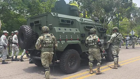 Ejército despliega vehículos Ocelotl para seguridad en Chiapas