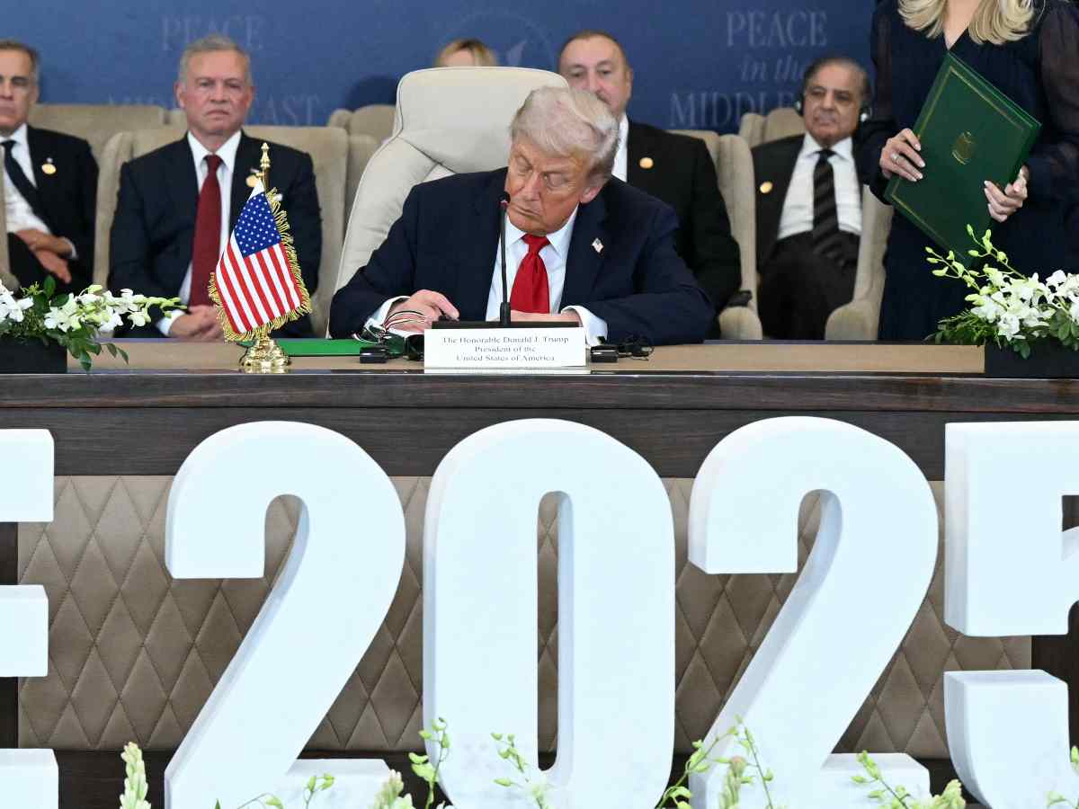 Donald Trump lidera acuerdo de paz para terminar la guerra en Gaza